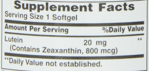Foto 8 pulgar | Complementa La Luteína Nature's Bounty De 20 Mg Para La Salud Ocular, 40% So - Venta Internacional.