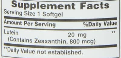 Foto 7 | Complementa La Luteína Nature's Bounty De 20 Mg Para La Salud Ocular, 40% So - Venta Internacional.