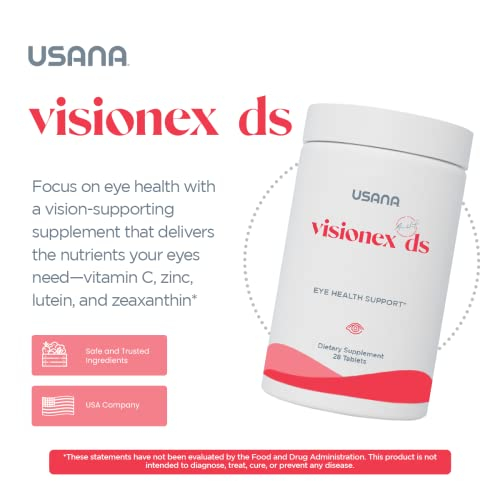 Foto 4 pulgar | Suplemento Usana Visionex Ds Con Luteína Para La Salud Ocular (28 Comprimidos) - Venta Internacional.