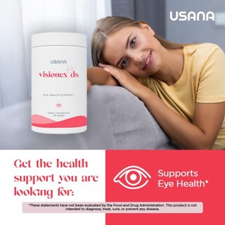 Foto 4 | Suplemento Usana Visionex Ds Con Luteína Para La Salud Ocular (28 Comprimidos) - Venta Internacional.