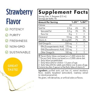 Foto 4 | Suplemento Dha De Fresa Para Niños De Nordic Naturals, 240 Ml - Venta Internacional.