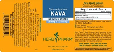 Foto 2 | Extracto Líquido De Raíz De Kava Herb Pharm, 120 Ml, Reduce El Estrés - Venta Internacional.