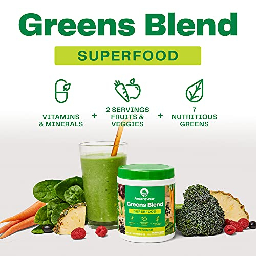 Foto 4 pulgar | Superfood Amazing Grass Greens Blend Super Greens, 100 Porciones - Venta Internacional.