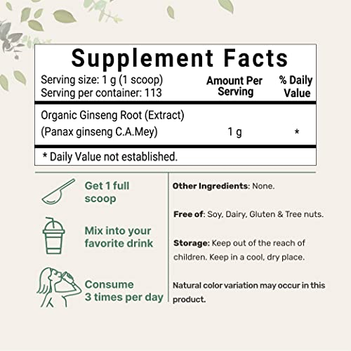 Foto 3 pulgar | Suplemento Con Microingredientes De Raíz De Ginseng Coreano 200:1 120 Ml - Venta Internacional.