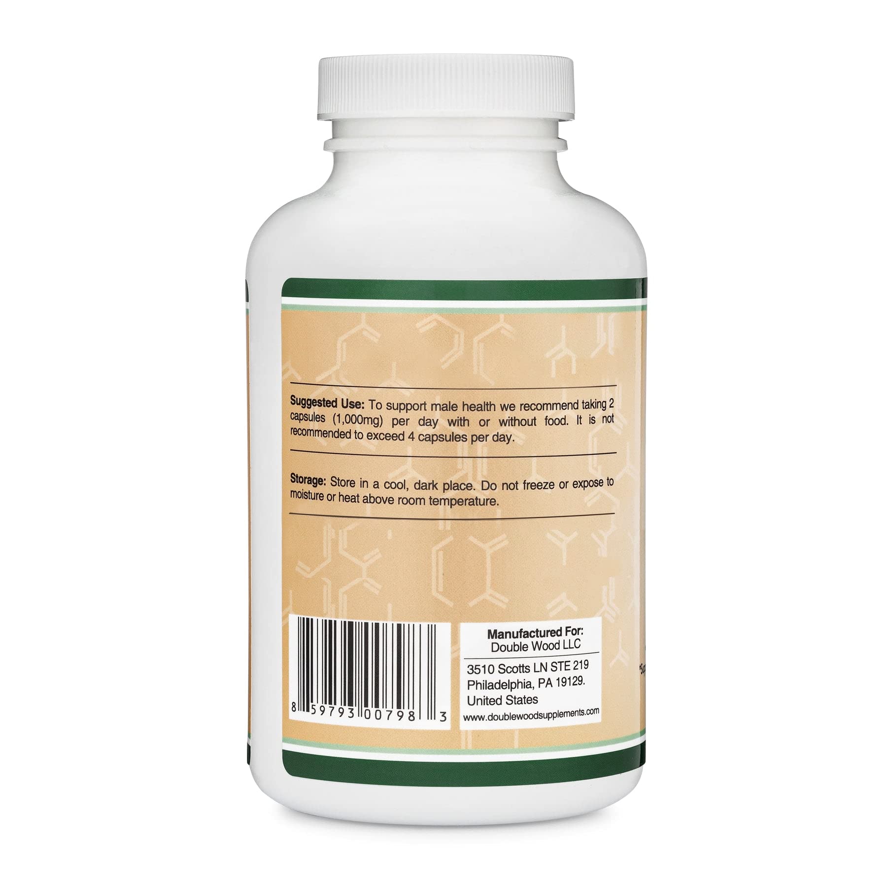 Foto 4 pulgar | Suplemento Double Wood Tribulus Terrestris 1000 Mg 210 Cápsulas - Venta Internacional.