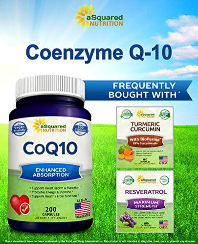 Foto 7 pulgar | Suplemento De Coenzima Q10 De Squared Nutrition, 400 Mg, Potencia Máxima, 200 C - Venta Internacional.