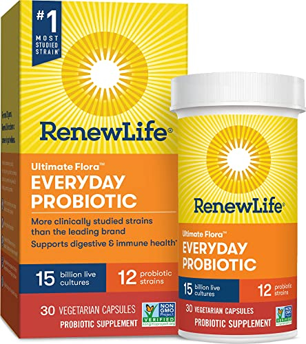 Suplemento Probiótico Renew Life Adult, 15 Mil Millones De Cfu, 30 Cápsulas - Venta Internacional.