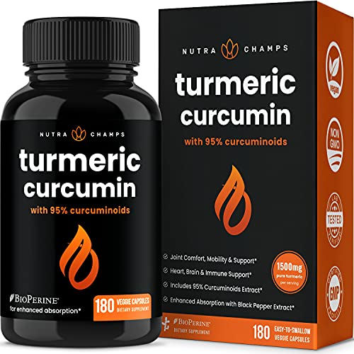 Foto 2 pulgar | Suplemento Nutrachamps, Cúrcuma Y Curcumina, 1500 Mg, 180 Cápsulas - Venta Internacional.