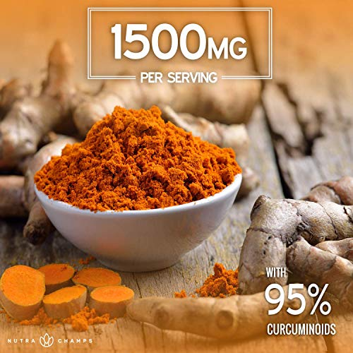 Foto 7 pulgar | Suplemento Nutrachamps, Cúrcuma Y Curcumina, 1500 Mg, 180 Cápsulas - Venta Internacional.