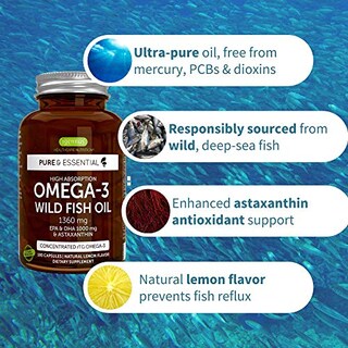 Foto 4 | Suplemento De Aceite De Pescado Omega-3 De Igennus Healthcare 1360 Mg 180 Ca - Venta Internacional.