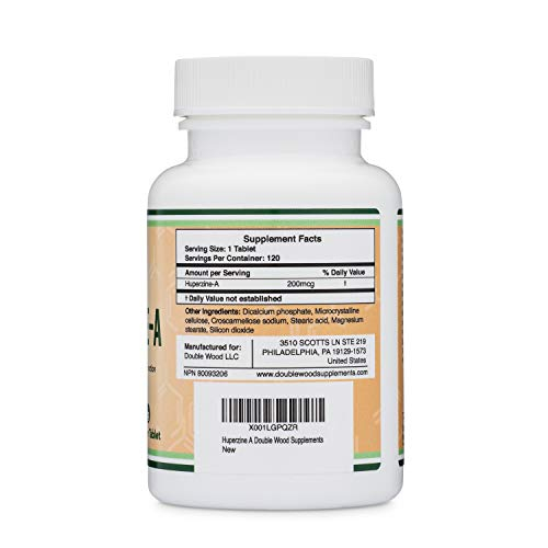 Foto 3 pulgar | Suplemento Double Wood Supplements Huperzine A 200 Mcg X 120  - Venta Internacional.