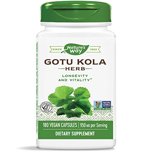Foto 2 pulgar | Suplemento Nature's Way Gotu Kola Herb 180 Vcaps 950 Mg - Venta Internacional.
