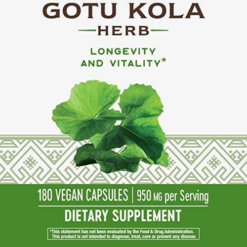 Foto 4 pulgar | Suplemento Nature's Way Gotu Kola Herb 180 Vcaps 950 Mg - Venta Internacional.