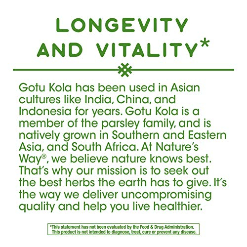 Foto 6 pulgar | Suplemento Nature's Way Gotu Kola Herb 180 Vcaps 950 Mg - Venta Internacional.