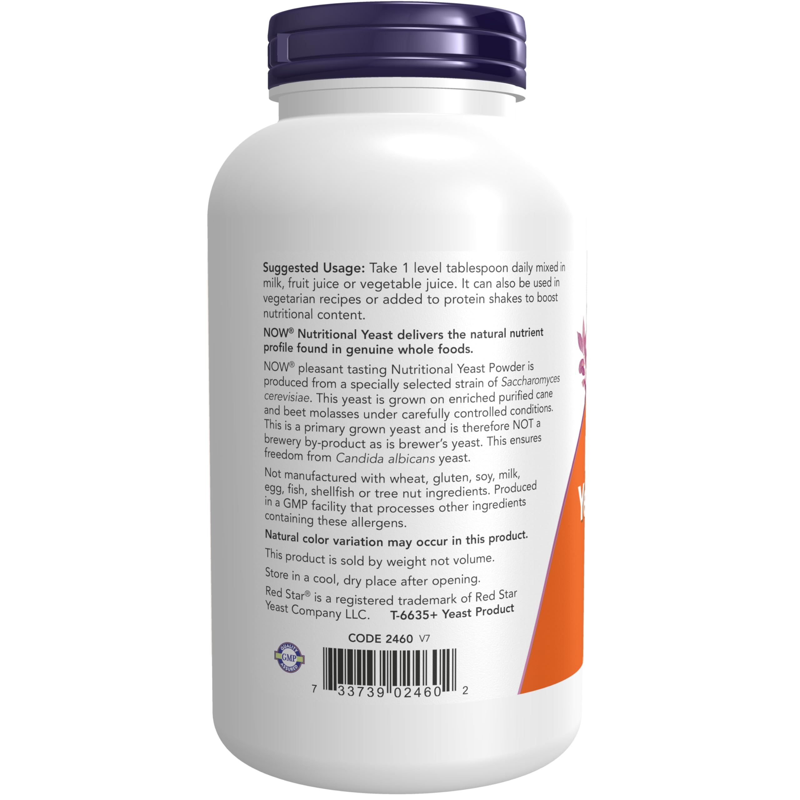 Foto 4 pulgar | Levadura Nutricional En Polvo Now 300 Ml - Venta Internacional.