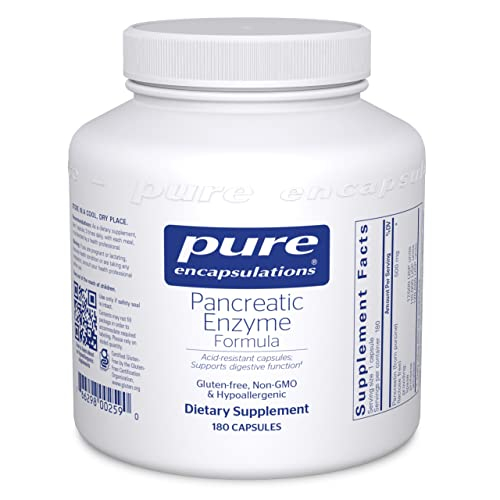 Suplemento: Fórmula De Enzimas Pancreáticas Pure Encapsulations 180 - Venta Internacional.