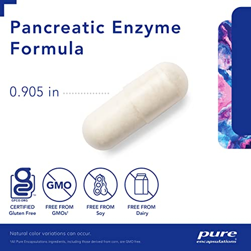 Foto 4 pulgar | Suplemento: Fórmula De Enzimas Pancreáticas Pure Encapsulations 180 - Venta Internacional.