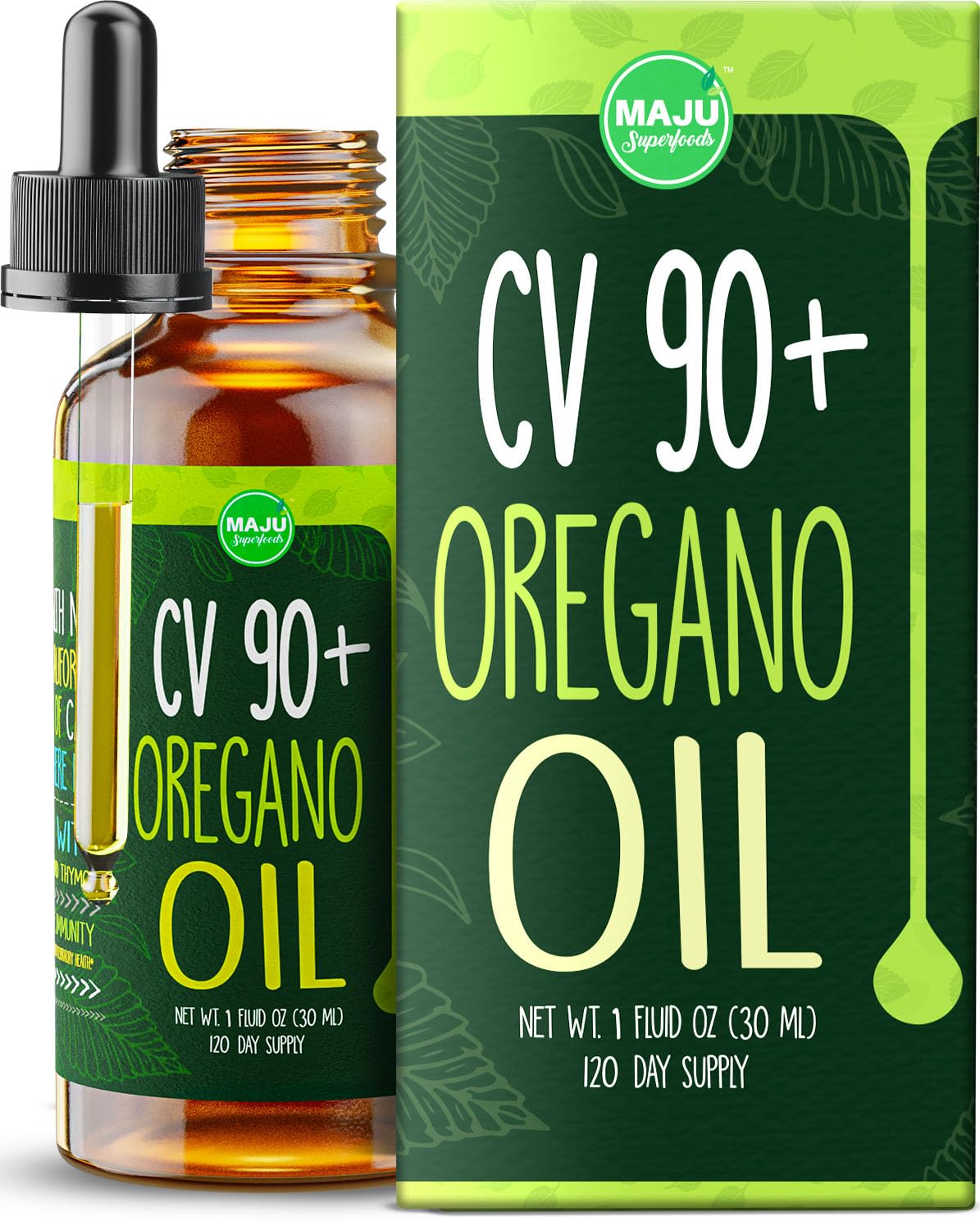Foto 2 pulgar | Gotas De Aceite De Orégano Maju Potent 90% + Carvacrol 30 Ml - Venta Internacional.
