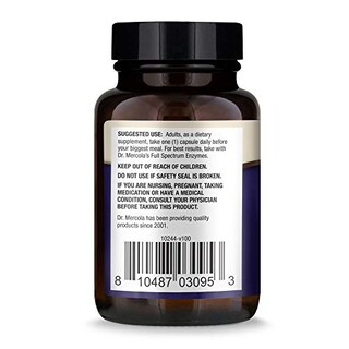 Foto 2 | Suplemento Dietético Dr. Mercola Bilie Enzymes 30 Cápsulas - Venta Internacional.