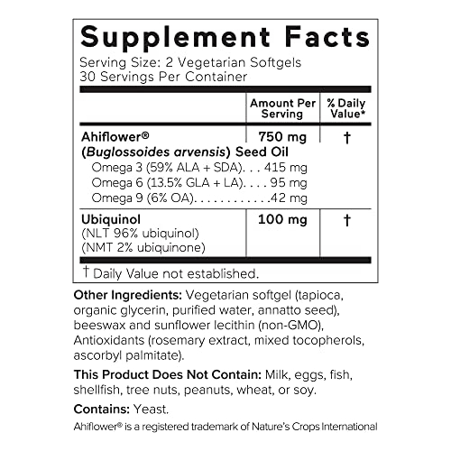 Foto 3 pulgar | Suplemento Smarternutrition Smarter Ubiquinol Con Ahiflower O - Venta Internacional.
