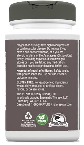 Foto 6 pulgar | Suplemento Nature's Way Super Milk Thistle 120 Cápsulas - Venta Internacional.