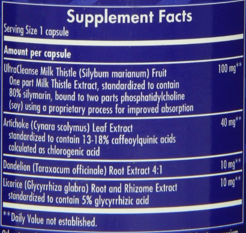 Foto 8 pulgar | Suplemento Nature's Way Super Milk Thistle 120 Cápsulas - Venta Internacional.