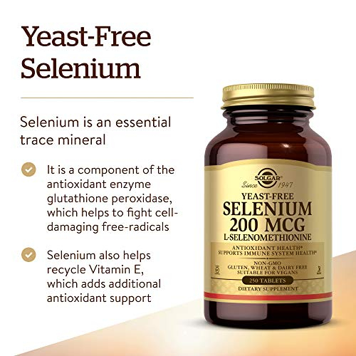 Foto 4 pulgar | Suplemento Solgar Selenium 200 Mcg 250 Tabletas - Venta Internacional.