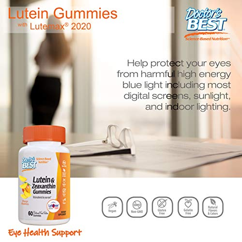 Foto 5 pulgar | Gomitas De Luteína Supplement Doctor's Best Con Lutemax 2020, 60 Unidades - Venta Internacional.