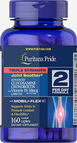 Foto 2 pulgar | Suplemento Puritan's Pride Triple Strength De Glucosamina Chond - Venta Internacional.