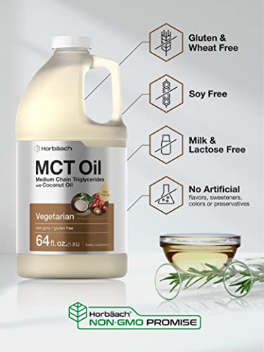 Foto 5 pulgar | Aceite Mct Horbaach Keto, 1,89 L, 100% Puro, Vegetariano, Sin Ogm - Venta Internacional.