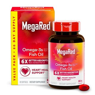 Foto 1 | Suplemento De Aceite De Pescado Megared Omega 3 800 Mg 80 Cápsulas Blandas - Venta Internacional.