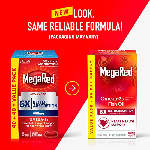 Foto 3 pulgar | Suplemento De Aceite De Pescado Megared Omega 3 800 Mg 80 Cápsulas Blandas - Venta Internacional.