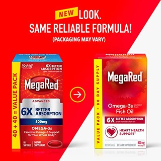 Foto 2 | Suplemento De Aceite De Pescado Megared Omega 3 800 Mg 80 Cápsulas Blandas - Venta Internacional.