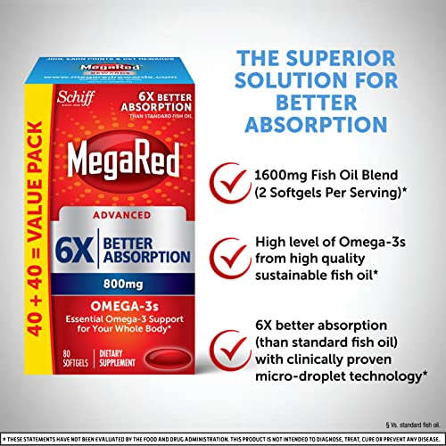 Foto 4 pulgar | Suplemento De Aceite De Pescado Megared Omega 3 800 Mg 80 Cápsulas Blandas - Venta Internacional.