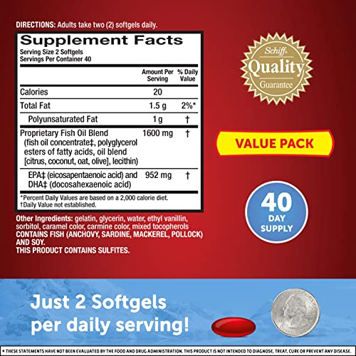 Foto 4 | Suplemento De Aceite De Pescado Megared Omega 3 800 Mg 80 Cápsulas Blandas - Venta Internacional.