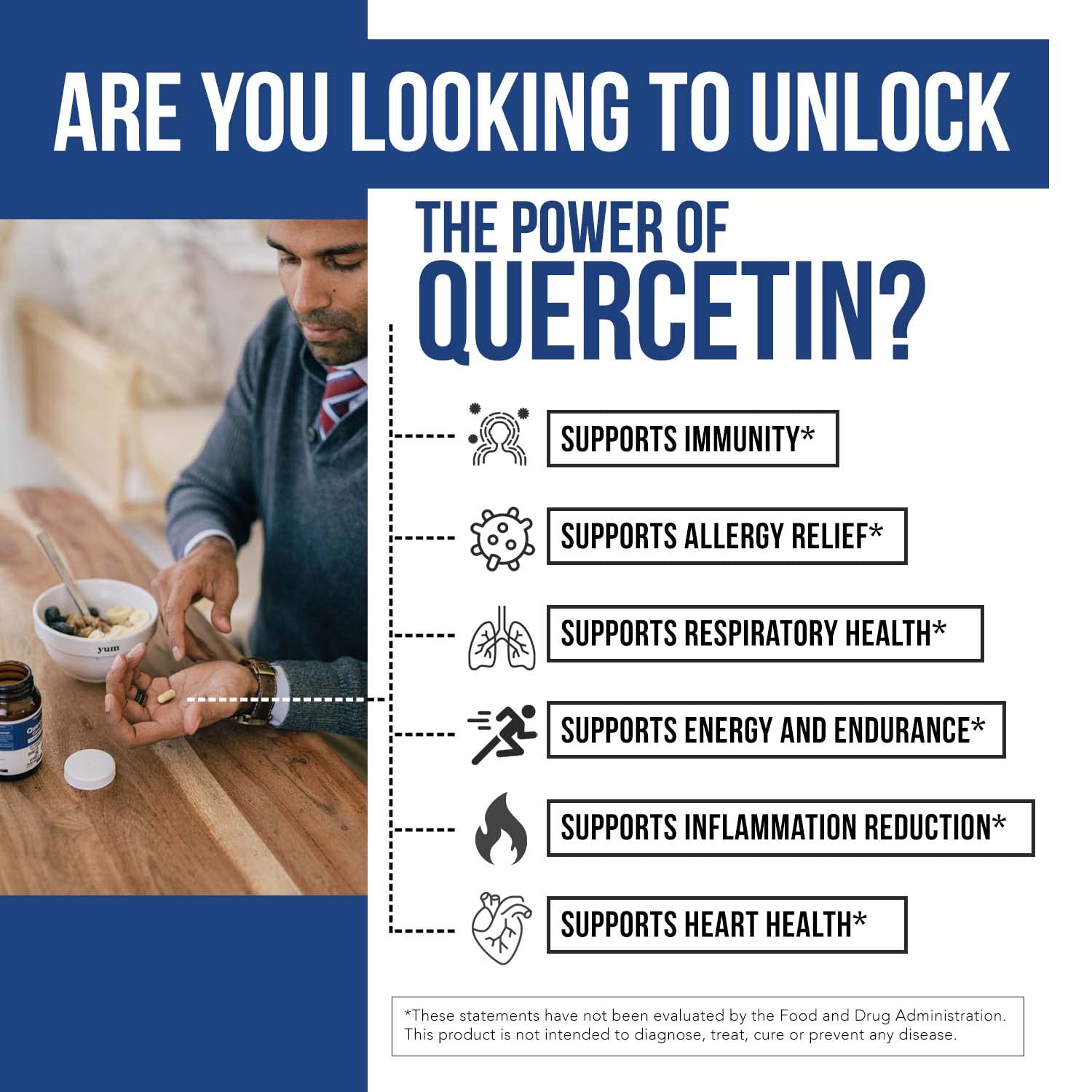 Foto 7 pulgar | Suplemento Triquetra Health Quercetin Complete  250 Mg - Venta Internacional.