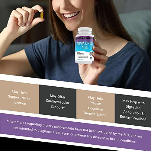 Foto 5 pulgar | Suplemento De Ácido Alfa Lipoico De Simple-organics 600 Mg 120 Cápsulas - Venta Internacional.