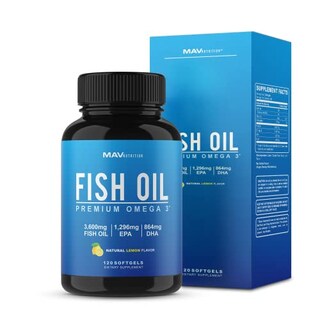 Foto 1 | Suplementos Mav Nutrition Aceite De Pescado 3600 Mg Omega-3 120 Softge - Venta Internacional.