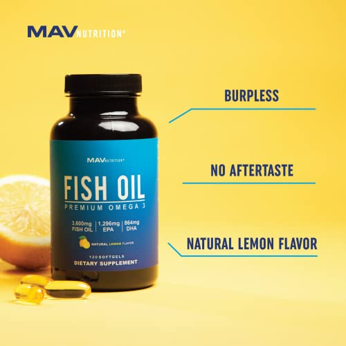 Foto 4 pulgar | Suplementos Mav Nutrition Aceite De Pescado 3600 Mg Omega-3 120 Softge - Venta Internacional.