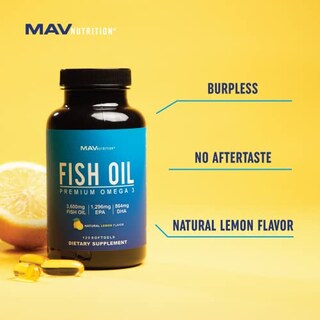 Foto 3 | Suplementos Mav Nutrition Aceite De Pescado 3600 Mg Omega-3 120 Softge - Venta Internacional.