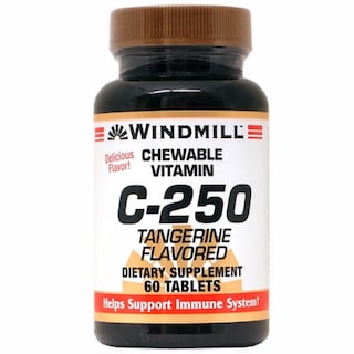 Foto 1 | Suplemento Windmill Health, Vitamina C, Mandarina Masticable, 60 G - Venta Internacional.