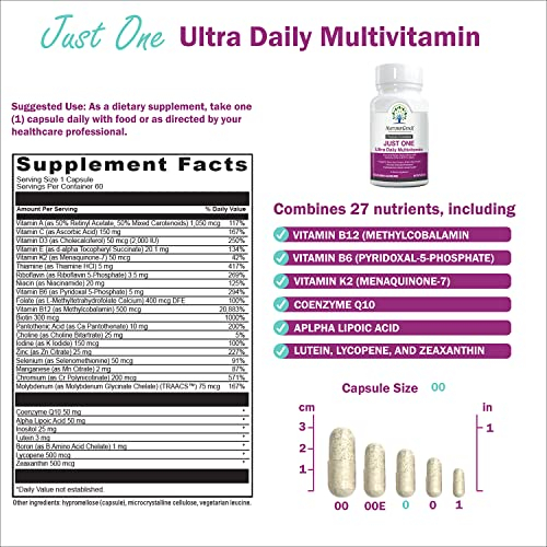Foto 5 pulgar | Suplemento Naturegenx: Solo Un Suplemento Ultra Diario De Metilo Multi Mtfh - Venta Internacional.