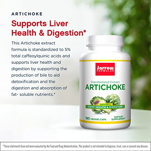 Foto 3 | Suplemento De Extracto De Alcachofa De Jarrow Formulas, 500 Mg, 180 Cápsulas - Venta Internacional.