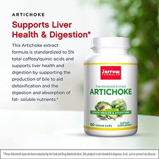 Foto 3 | Suplemento De Extracto De Alcachofa De Jarrow Formulas, 500 Mg, 180 Cápsulas - Venta Internacional.