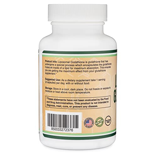 Foto 4 pulgar | Suplemento De Glutatión Liposomal Double Wood 500 Mg 60 Cápsulas - Venta Internacional.