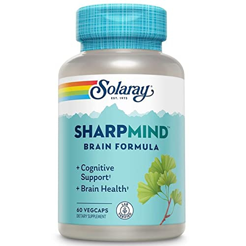 Foto 2 pulgar | Suplemento Solaray Sharpmind Cognitive Support 60 Cápsulas Vegetarianas - Venta Internacional.
