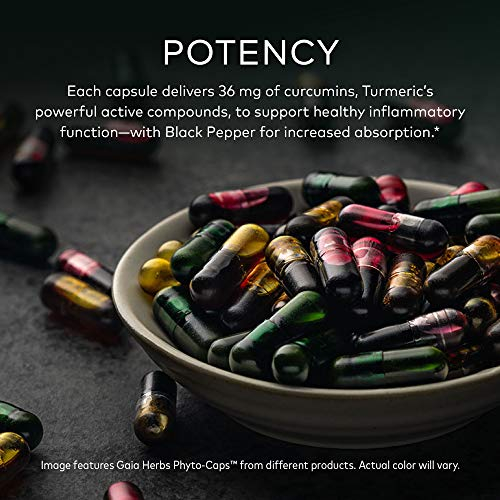 Foto 4 pulgar | Suplemento Gaia Herbs Turmeric Supreme Extra Strength 120 G - Venta Internacional.
