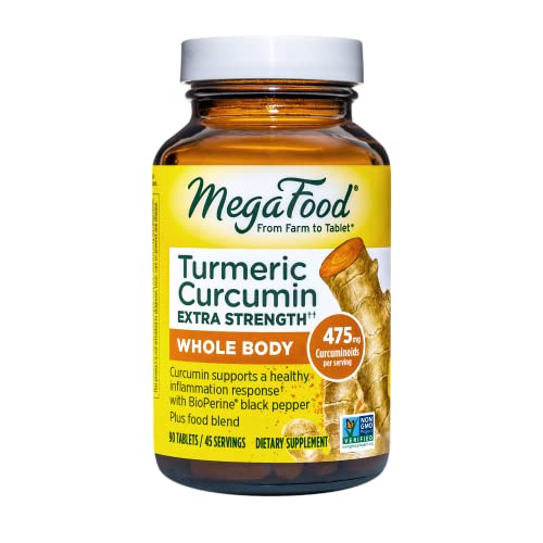 Foto 2 pulgar | Suplemento Megafood Turmeric Strength Whole Body 90 Comprimidos - Venta Internacional.