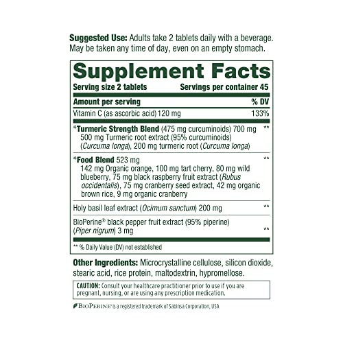 Foto 3 pulgar | Suplemento Megafood Turmeric Strength Whole Body 90 Comprimidos - Venta Internacional.