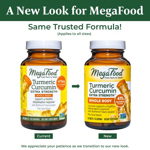 Foto 4 pulgar | Suplemento Megafood Turmeric Strength Whole Body 90 Comprimidos - Venta Internacional.